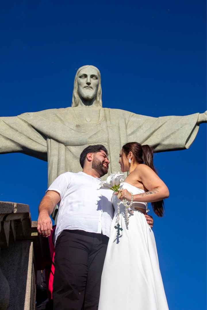 meu casamento no cristo redentor 💍 - 2