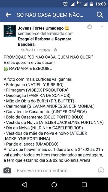 Me ajuda a casar, é so curti a foto! - 2