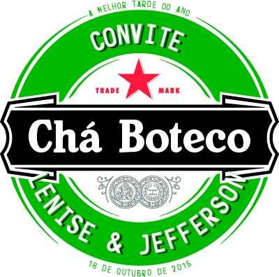 Meu convite do chá boteco