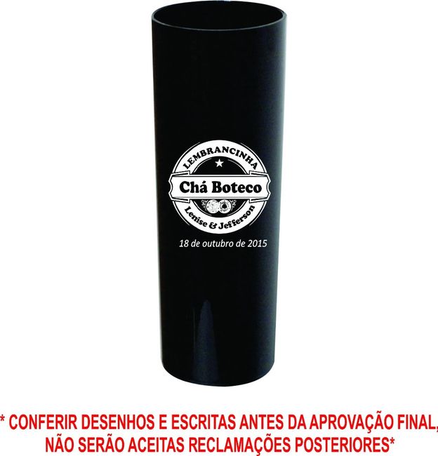 Lembrancinha chá boteco