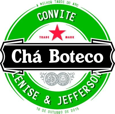 Meu convite do chá boteco