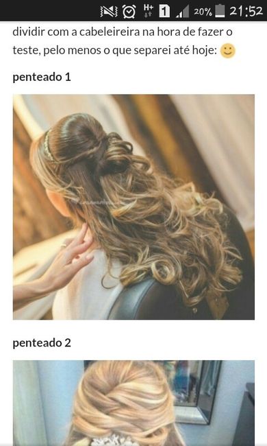 Dicas penteado cabelo semi preso e solto com veu - 3