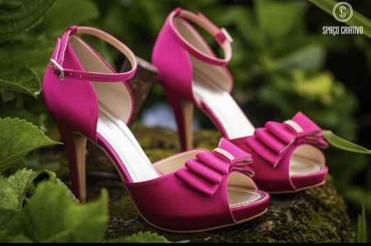 Sapatos e buque vcs vao combinar a cor??? - 1