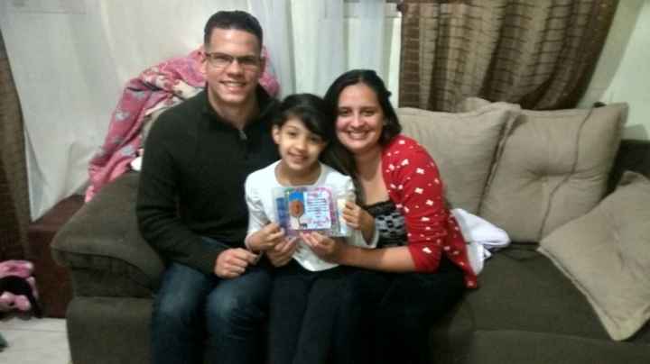 Entrega caixa convite daminha Raquely