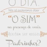 Dizeres convite padrinhos