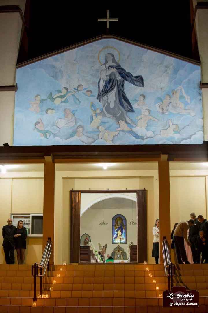 Igreja, escadaria.