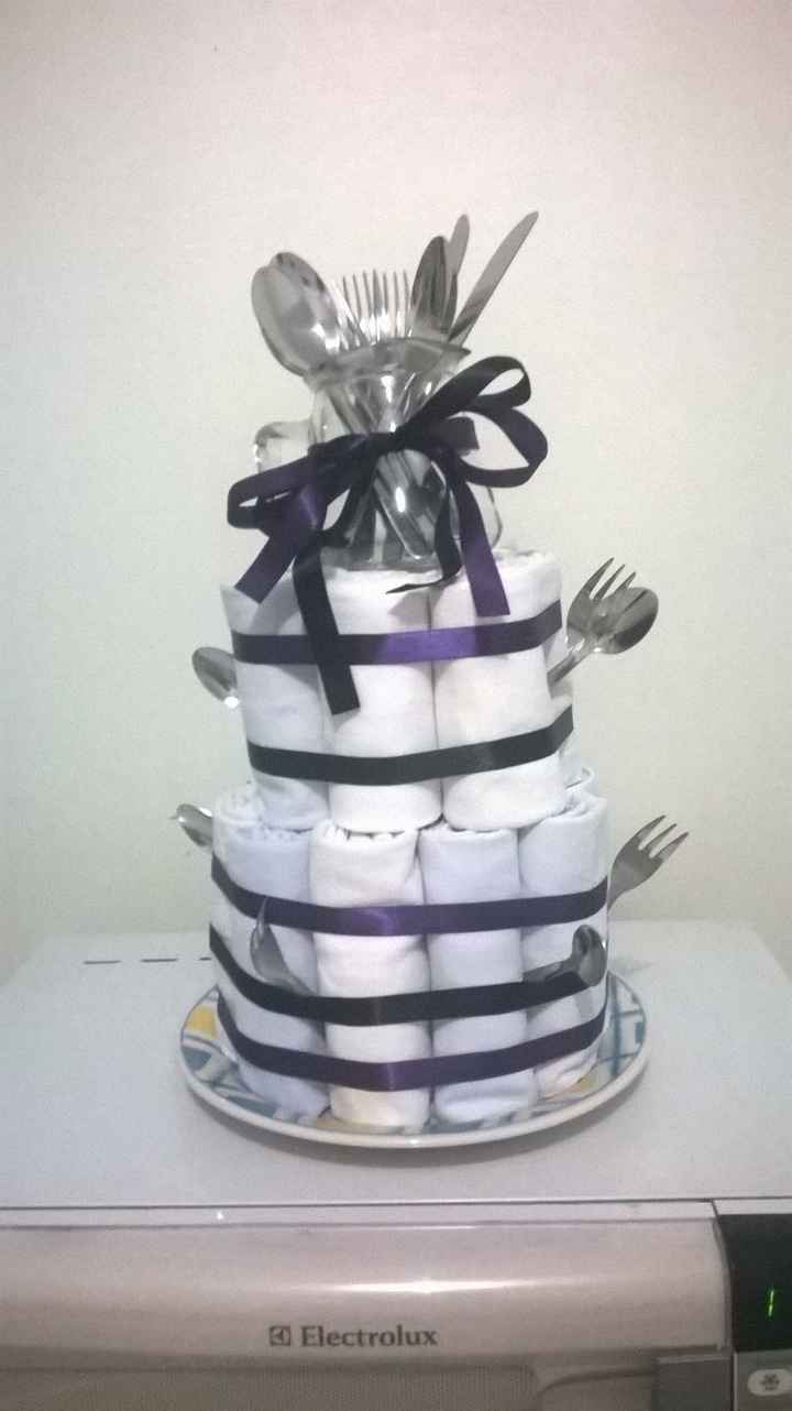 Bolo de toalhas