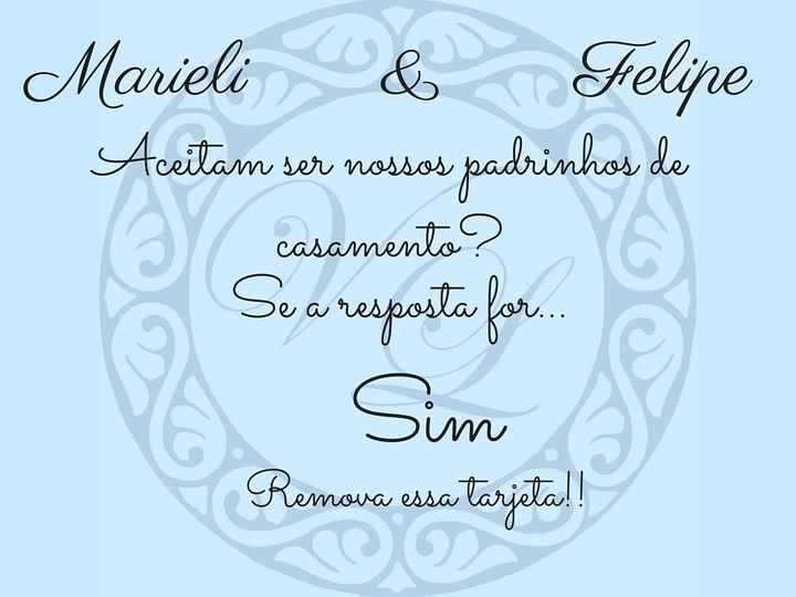 Convite Padrinhos