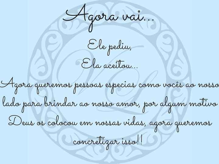 Convite Padrinhos
