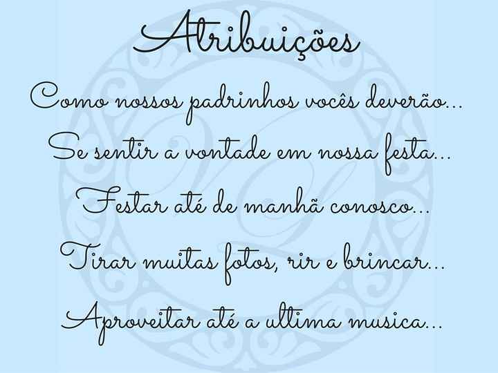 Convite Padrinhos