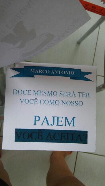 Convite pagens e daminhas - 2