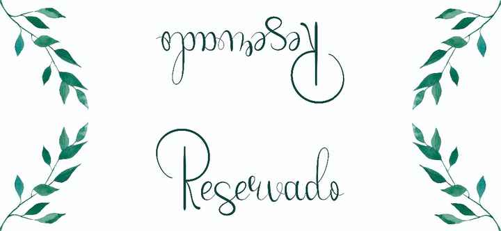 Placa reservado