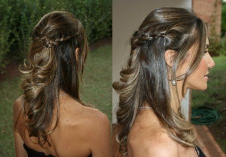Inspiração cabelo meio preso 1