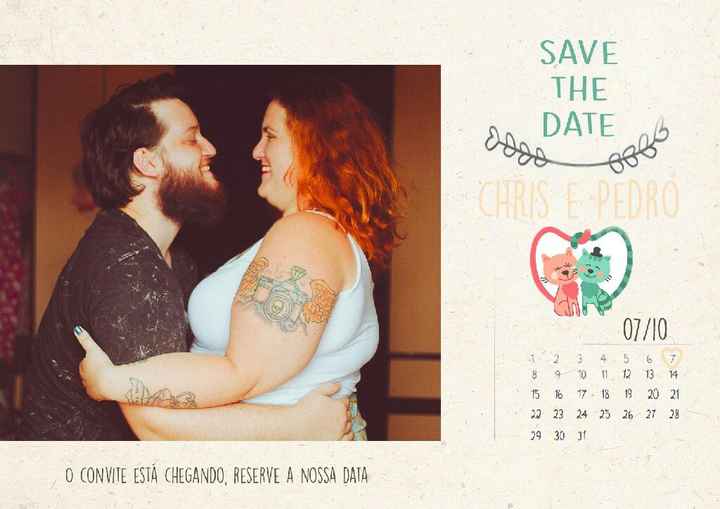 Nosso save the date - 1