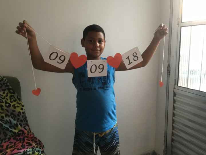 Meu varal Save The Date #vemver - 2