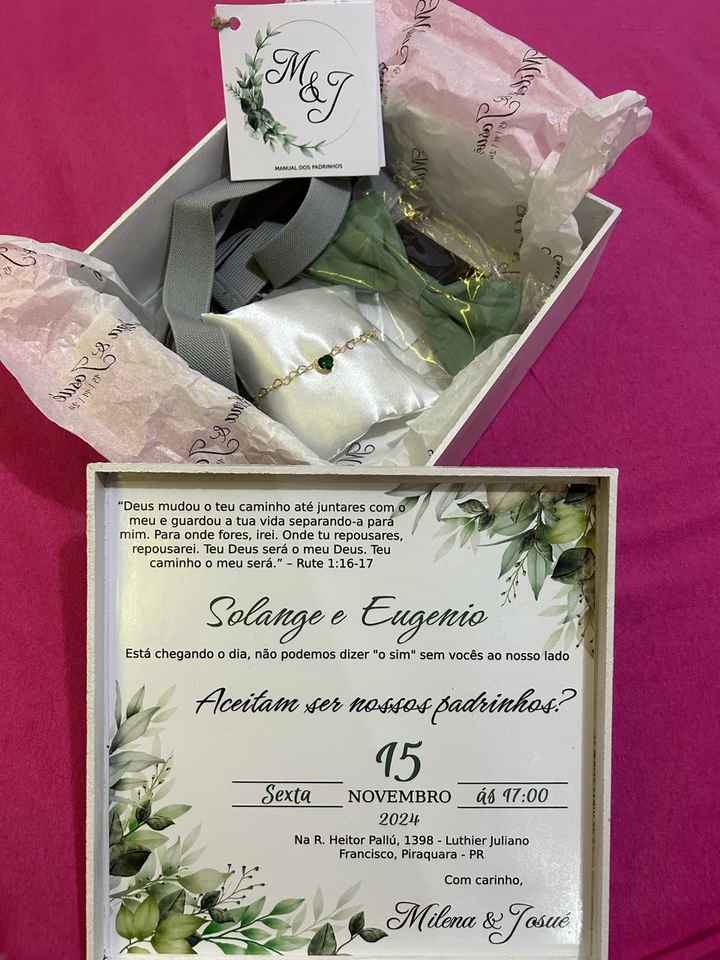 Caixa dos padrinhos - 1