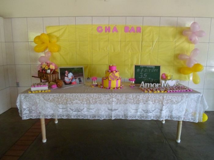 mesa do bolo