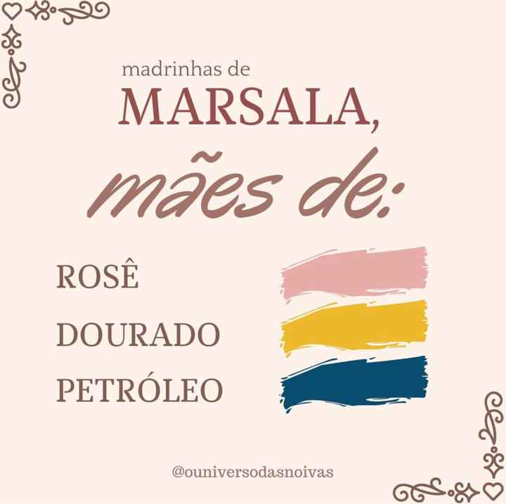 Dicas de cores para mães segundo a cor do vestido das madrinhas 👏🏻 - 6