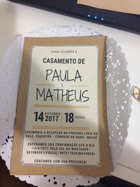 Meu convite de casamento - 2