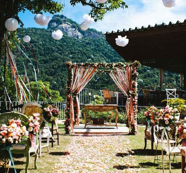 Casamento no campo, em chácara ou fazenda...
