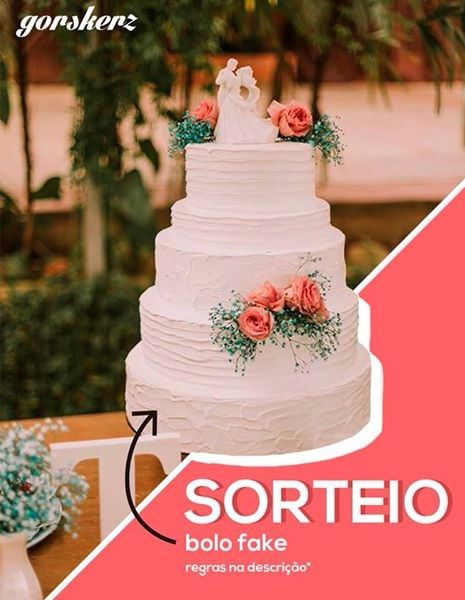 sorteio bolo fake