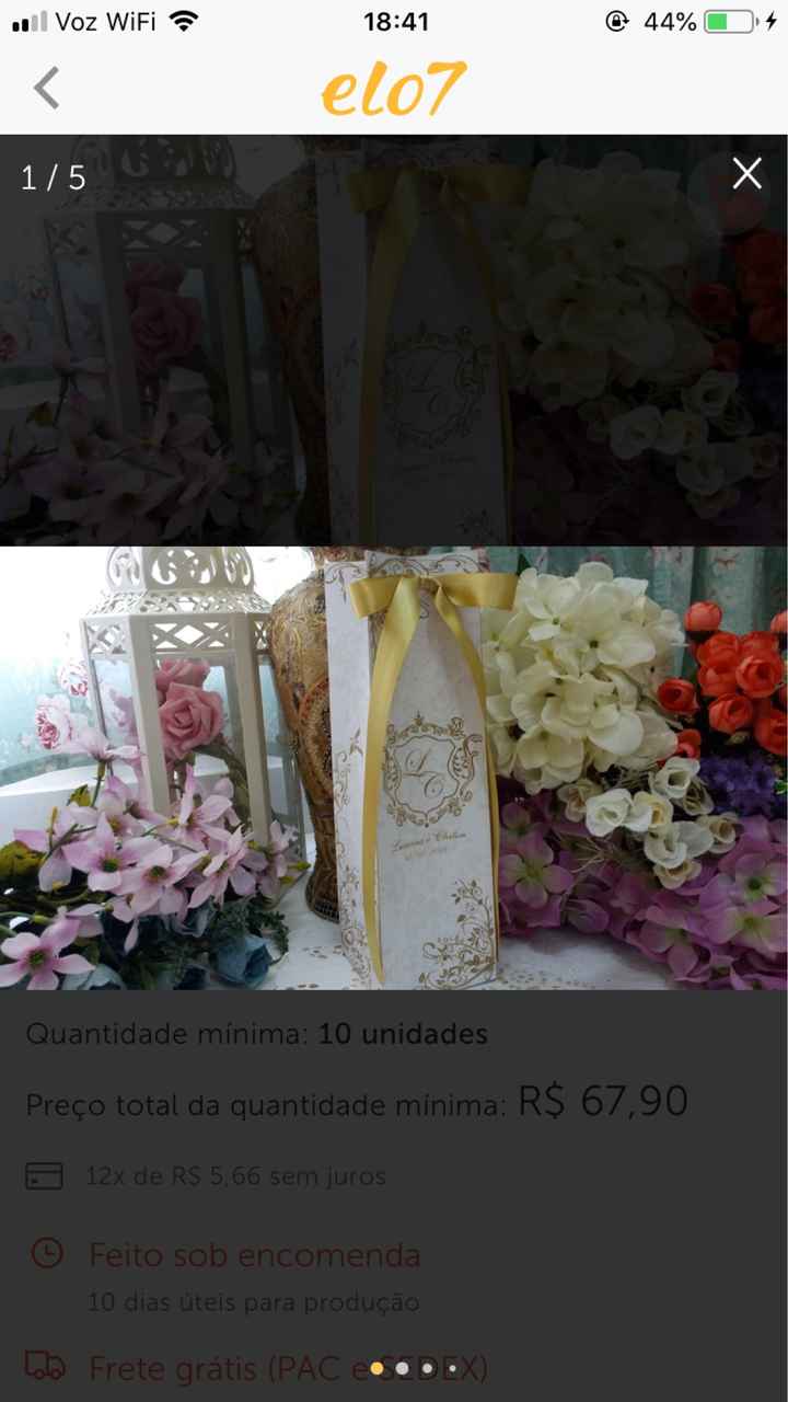 Ideais de lembranças para padrinhos - 2