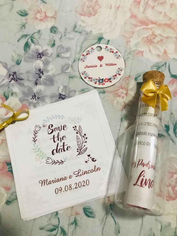 Convites Padrinhos 😍 Saquinho de Juta - 2