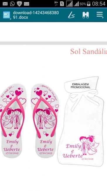 Minhas lembrancinhas: sandálias personalizadas!! - 1