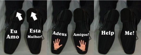 adesivo no sapato