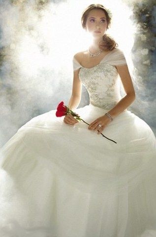 vestido inspirado na Bela