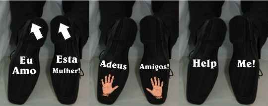 adesivo no sapato