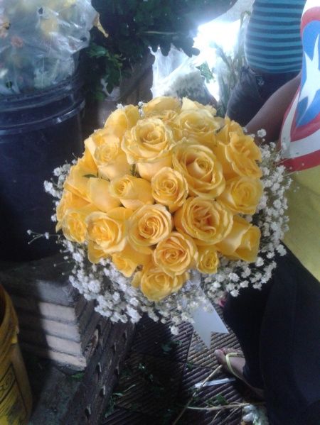 buquê amarelo