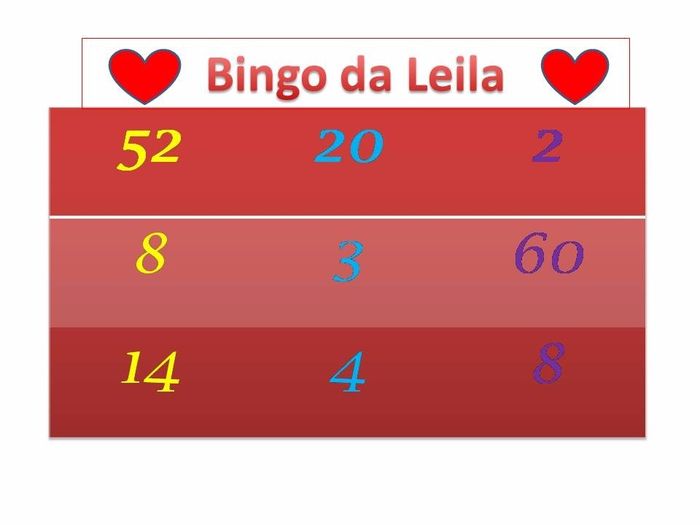meu bingo do amor 