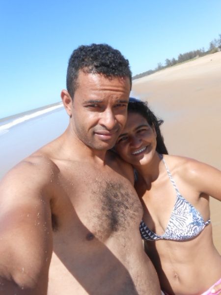 Praia com meu amor