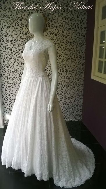 Vestido rendado