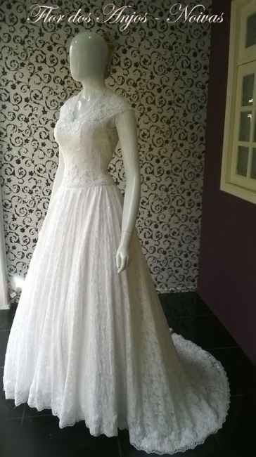 Vestido rendado