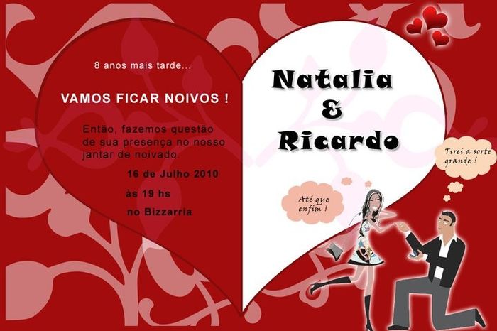 Convite de Noivado