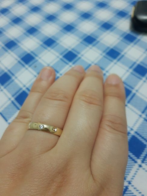 Vai usar o anel de noivado junto com a aliança? 💍 1