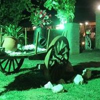 Detalhe externo no local da festa