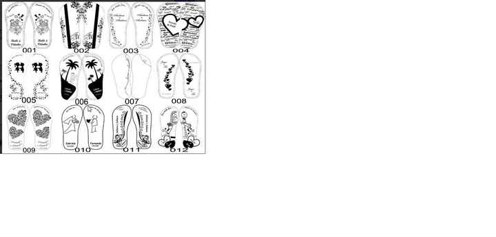 Lay out Havaianas 