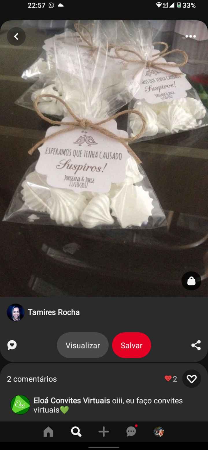 Poste AQUI uma foto da lembrancinha que vão dar para as pessoas convidadas🎁👇 - 1