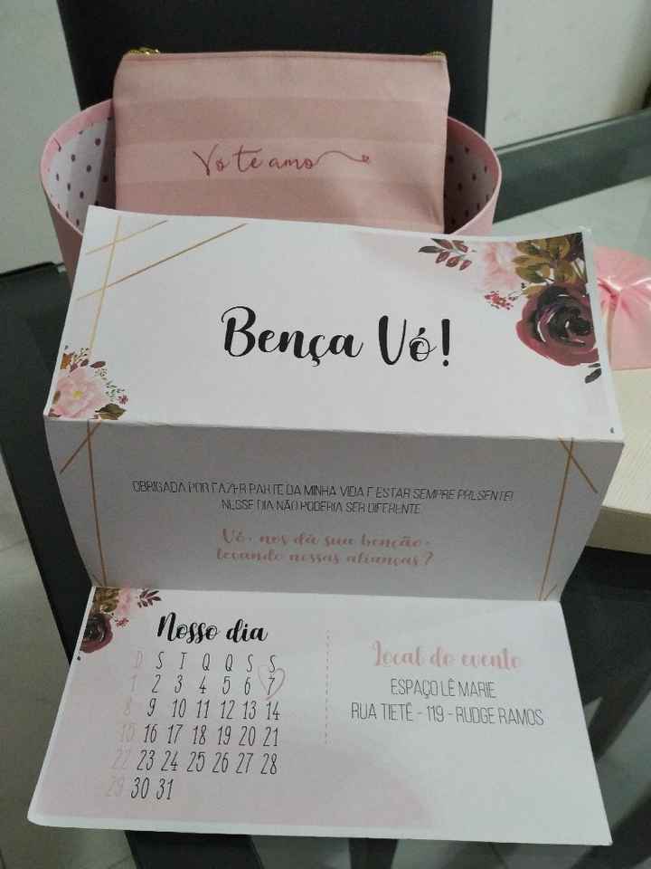 Convite para Vó levar aliança - 3