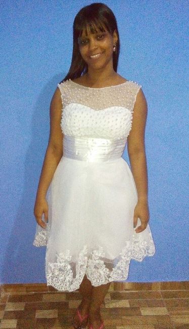 Vestido curto do ali - 1