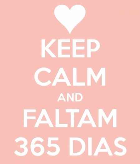 Faltam 365 dias