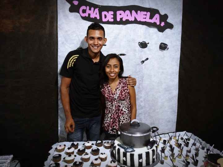 Eu e meu noivo.