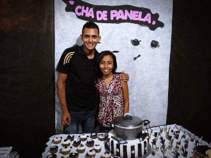 Eu e meu noivo.