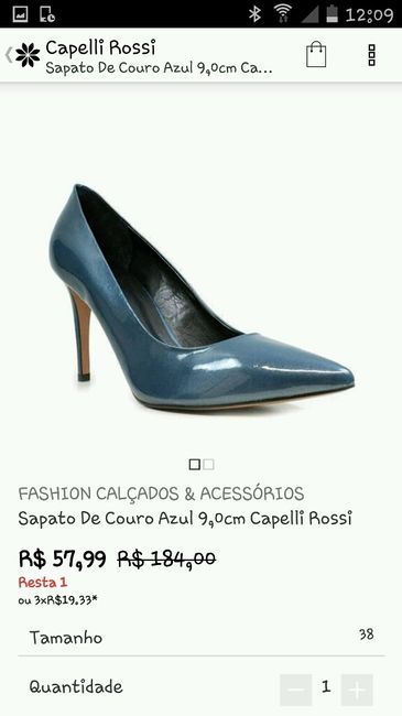 Sapato da noiva - 1