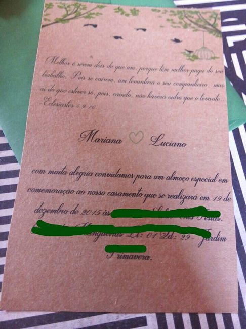Meu convite - 2
