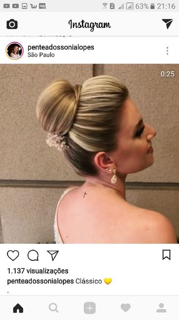 Qual será o tipo do penteado? 1