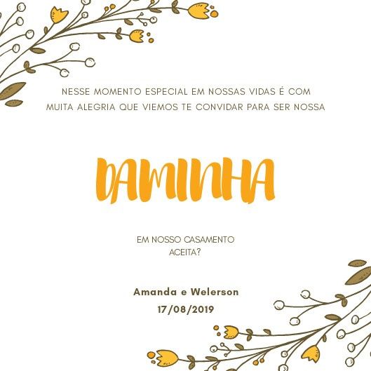 Fiz os convites da daminha, dama de honra, pajem e porta alianças!!! Vem ver! 3